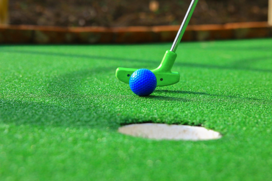 Freizeitaktivität Minigolf