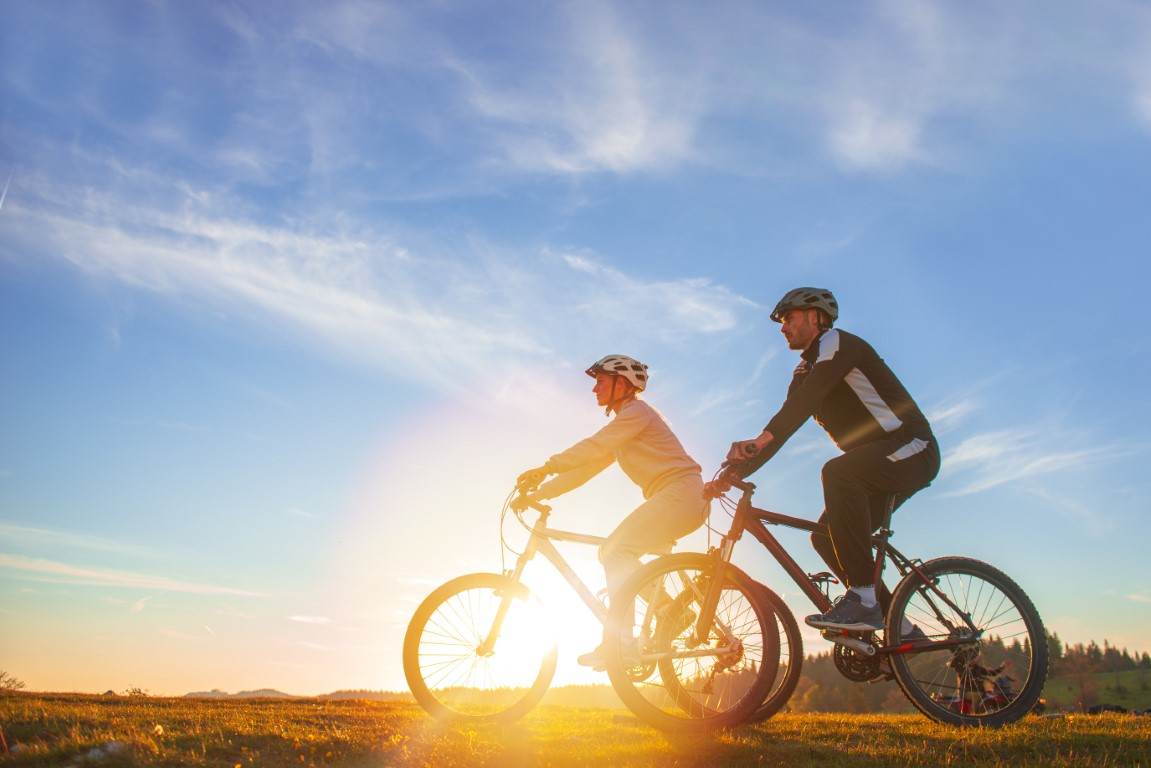 Mountainbiken in den Alpen