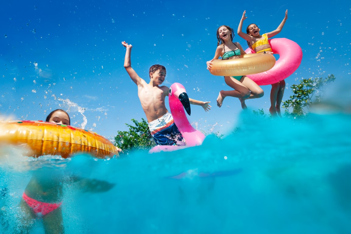 Spaß im Schwimmbad